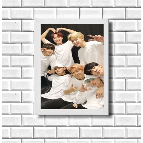 Jual Hiasan Dingding Poster Bts Bingkai Shopee Indonesia