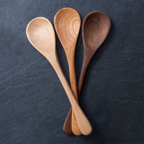 Handmade Wooden Spoons 12 Cooking Spoon Hand Carved Made In The USA