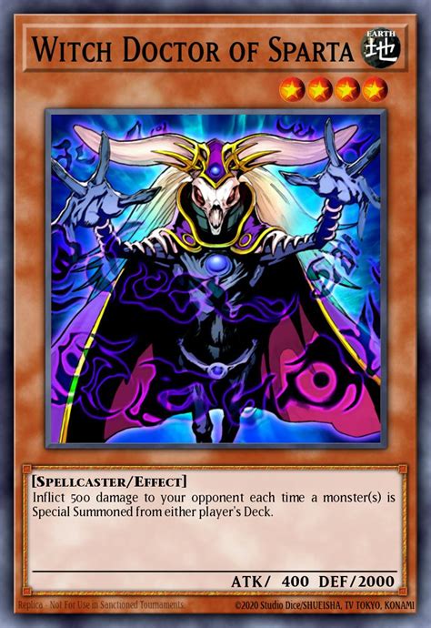 Witch Doctor Of Sparta Card Information Yu Gi Oh Database