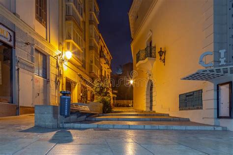 Amazing Night Photography Around Malaga La Manquita Cathedral Empty