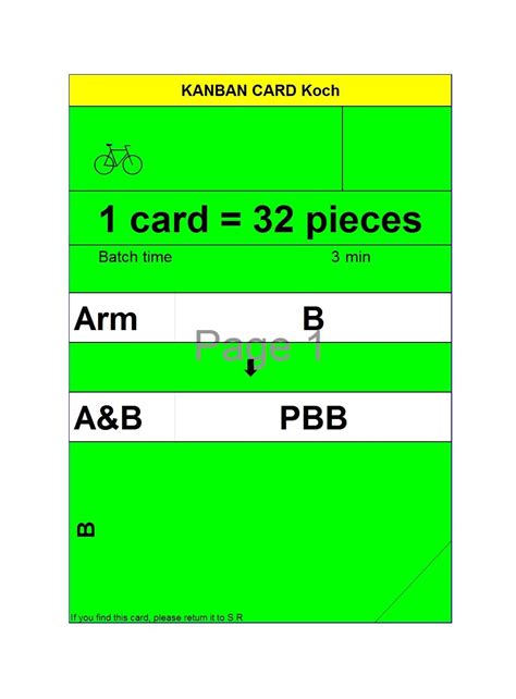 Printable Kanban Cards