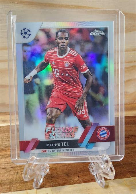 Topps Chrome Mathys Tel Future Stars Refractor Fc Bayern Munchen