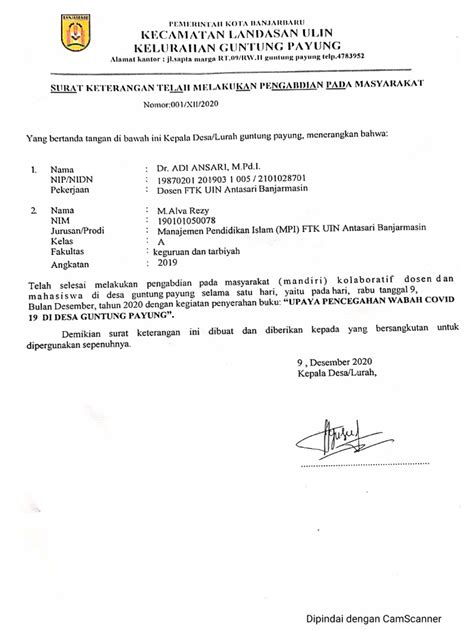 Kop Surat Kelurahan Pdf