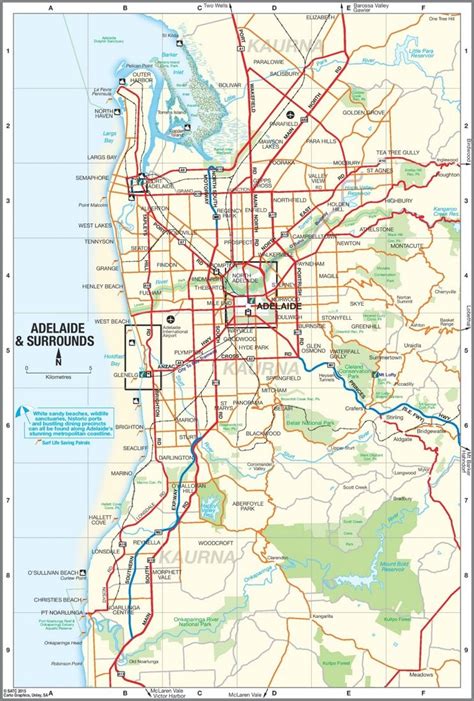 Adelaide Suburbs Map