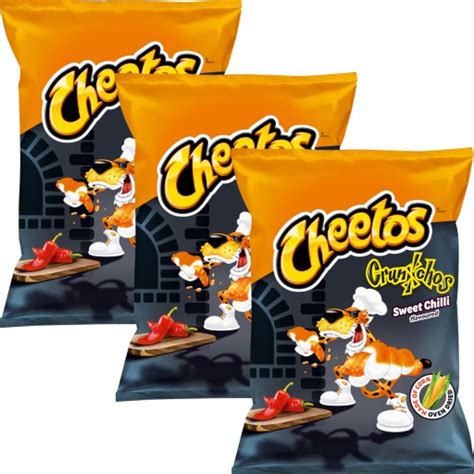 Cheetos Crunchos Sweet Chilli Chipsy 3x 165g 13345263701 Allegro Pl