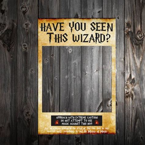 Have You Seen This Wizard Printable