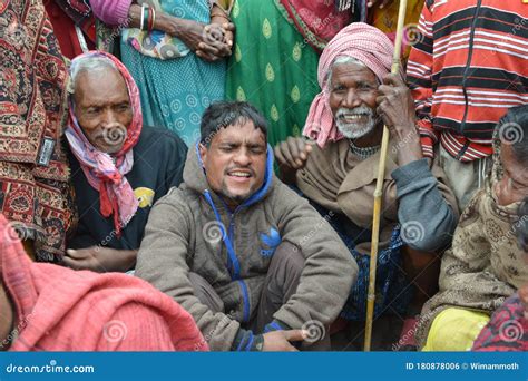 :Poor Homeless Beggar Man`s on Street of Gaya,India Editorial Photo ...