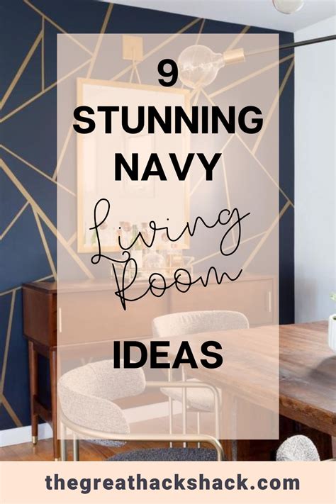 9 Stunning Navy Living Room Ideas The Great Hack Shack Navy Living