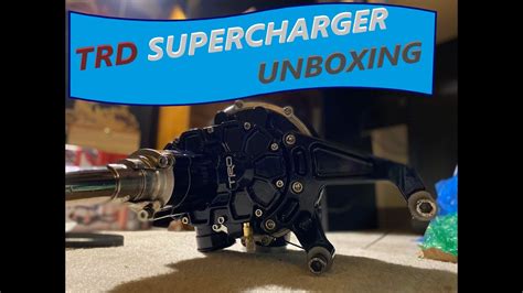 Scion Tc Trd Supercharger Unboxing Full Video Youtube