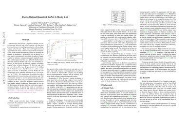 Pareto Optimal Quantized Resnet Is Mostly Bit Papers With Code