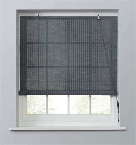 Buy Argos Home Bamboo Roller Blind 4ft Grey Blinds Argos