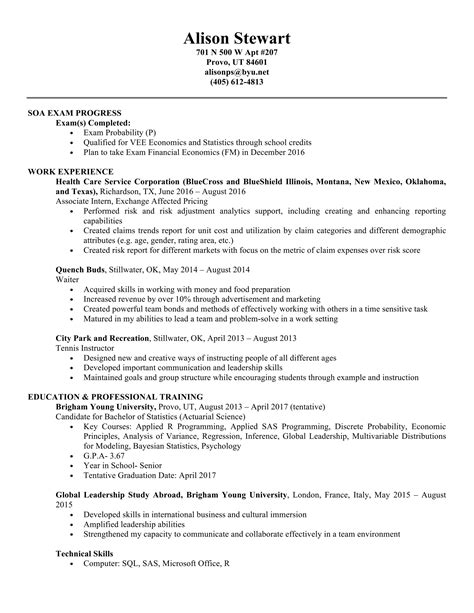 Alison Stewart Resume Pdf