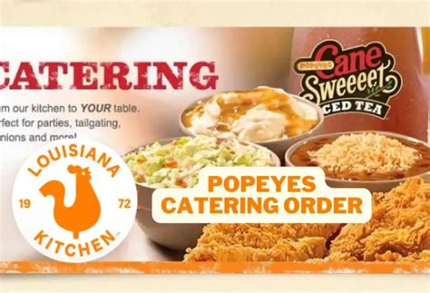 Popeyes catering menu with Prices : Order Popeyes catering Online