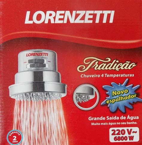 Chuveiro Lorenzetti Tradição 6800w 220v Ou 5500w 110v R 174 90 em