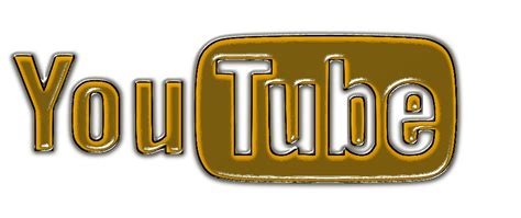 Download High Quality Youtube Transparent Logo Gold Transparent Png