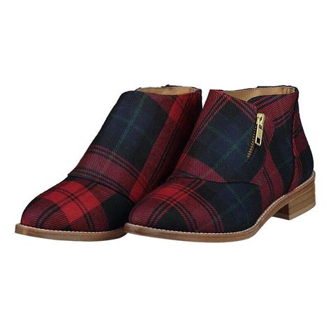 Zip Up Tartan Ankle Boot Up To 500 Tartans Scotlandshop