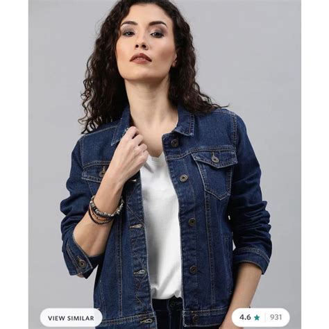 Dark Blue Denim Jacket Shanara