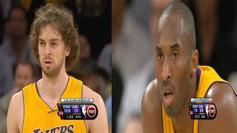 Kobe Bryant And Pau Gasol Full Highlights Vs Jazz 2009 Wcr1 Gm2 48 Pts