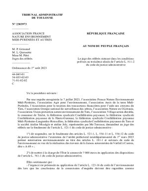 Remplissable En Ligne Tribunal Administratif De Toulouse N