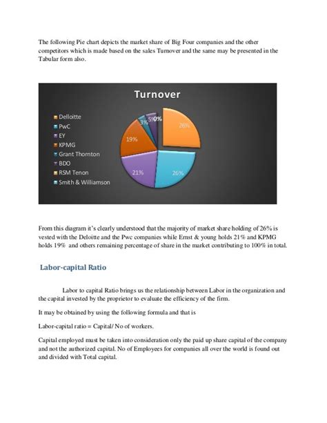 A Report On Big 4 Auditing Companies