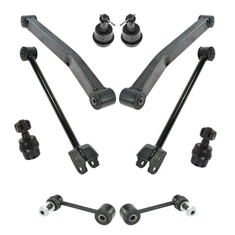 Trq Front Suspension Kit Control Arms Ball Joints Sway Links Pc For