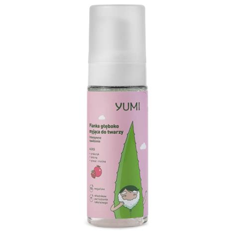 YUMI SCHIUMA DETERGENTE VISO PELLE SECCA AL SUCCO DI LAMPONE E