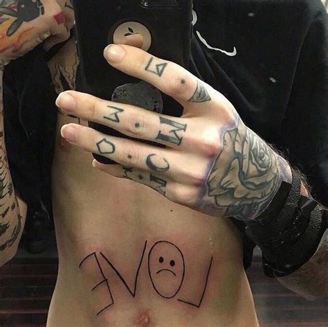 Lil Peep Tattoos Wallpaper Heartlula