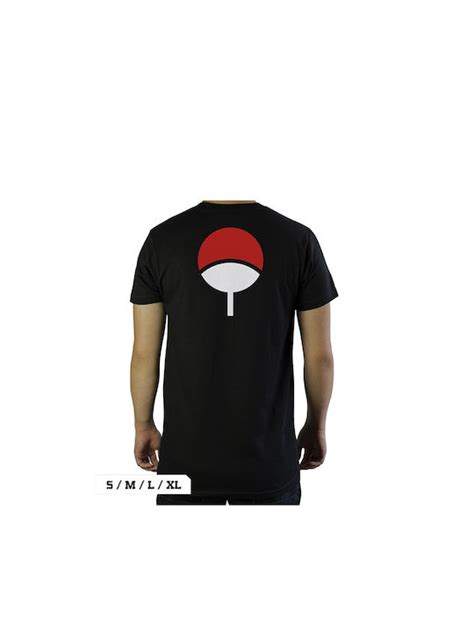 Abysse Naruto Shippuden Uchiha Man T Shirt σε Μαύρο χρώμα Skroutzgr