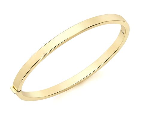 Carissima Gold 9 Ct Yellow Gold Tube Bangle For More Information Visit Image Link