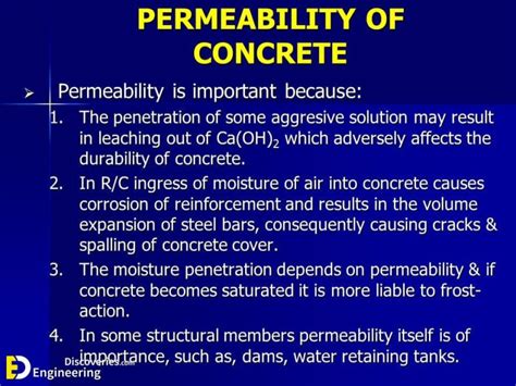 What Is Permeability Of Concrete With Pdf File Engineering Discoveries