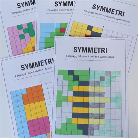 Symmetri F Rgl Gg Tema Sommar Teach Academy