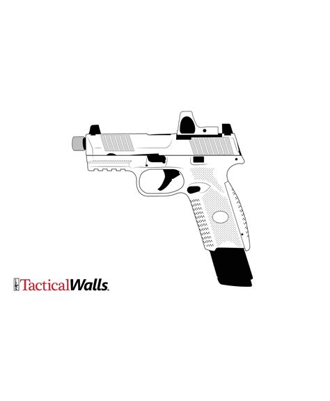 Firearm Coloring Pages | Improve your coloring skills | Tactical Walls