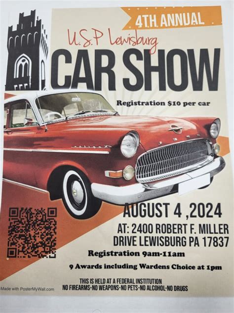 USP Lewisburg Car Show, USP Lewisburg, 04 Aug