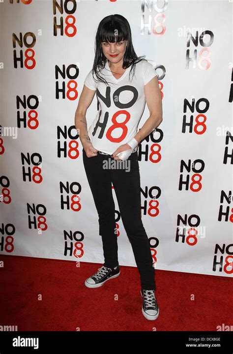 Pauley Perrette Noh8 S 3 Year Anniversary Celebration Held At The House Of Blues West Hollywood