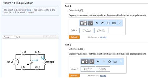 Solved The Switch In The Circuit Figure Has Been Open Chegg