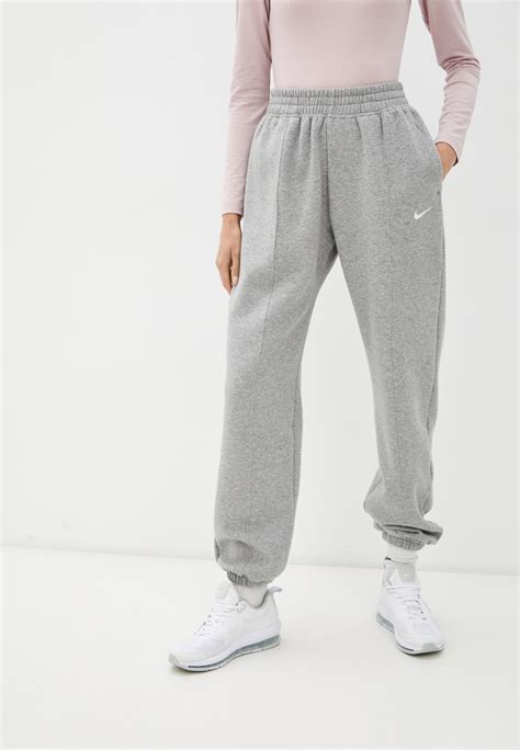 Брюки спортивные Nike W Nsw Essntl Clctn Flc Mr Pant цвет серый