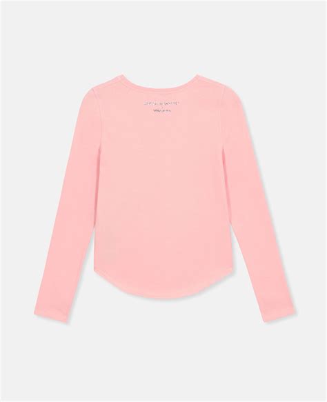 Women Pink Sexy Robot Oversized Organic Cotton T Shirt Stella Mccartney Us