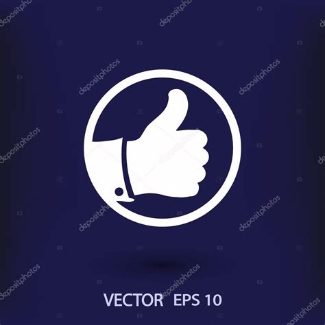 Like Thumb Up Icon Stock Vector Image By ©best3d 106262748