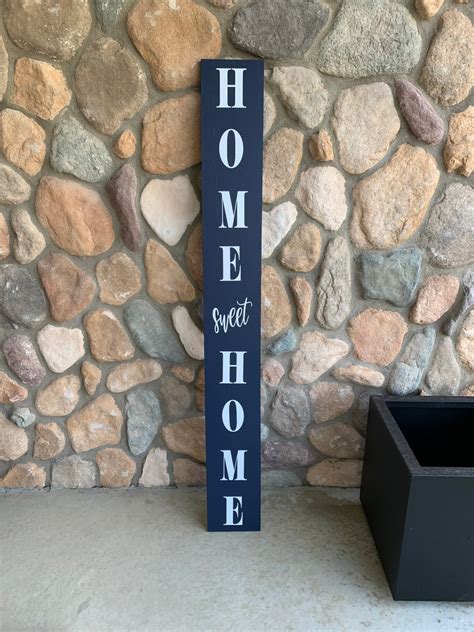 Porch Sign Vertical Porch Sign Farmhouse Style Wood Sign Etsy