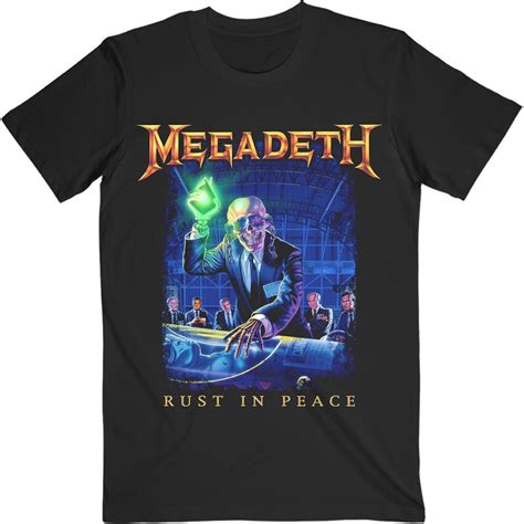 Camiseta Megadeth Rust In Peace Tracklist Camden Shop