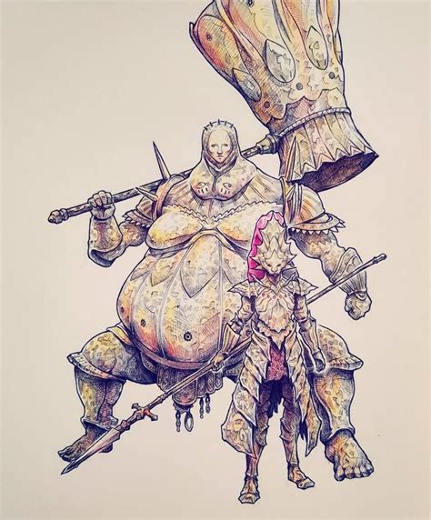 I drew Dragonslayer Ornstein and Executioner Smough! | Dark souls art, Dark souls, Dark souls ...