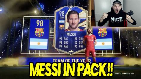 Das Letzte Mal LIONEL MESSI Bei BARCELONA Gezogen Fifa 21 Pack