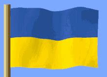 Ukraine Flag Waving