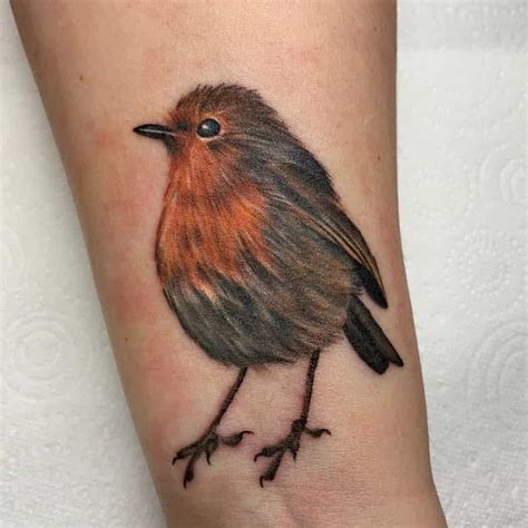 Robin Bird Tattoo Chest