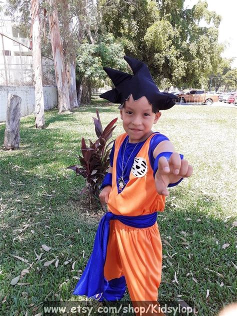 Great Goku Saiyan Costume Goku Saiyan Outfit Goku Saiyan Cosplay