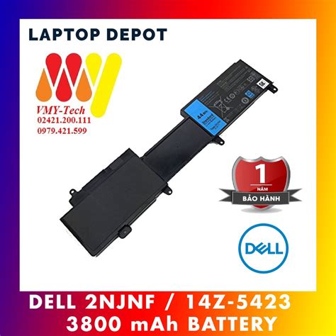 Pin Laptop Dell Inspiron 14Z 5423 15Z 5523 2NJNF 8JVDG T41M0 Shopee