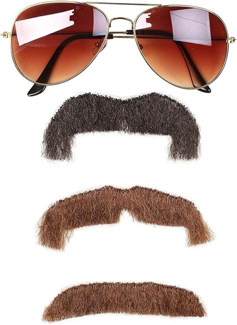 Fun Costumes Adult Super Troopers Mustache And Sunglasses