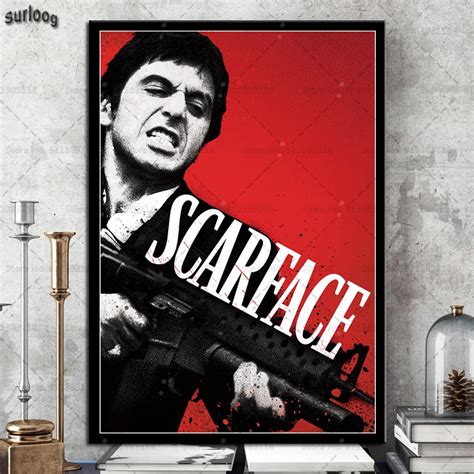 Al Pacino Scarface Poster Framed