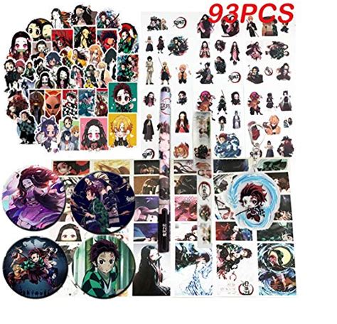 Buy Demon Slayer Kimetsu No Yaiba Stickers Set 50 Demon Slayer Stickers 30 Postcards 6