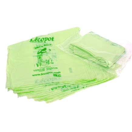 Lot De 100 Sacs Compostables 50 Litres LECOPOT